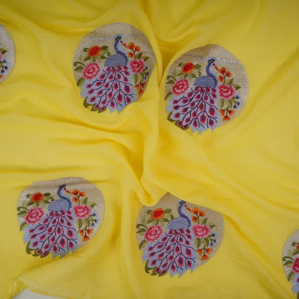 Lemon_Yellow_Floral_Buta_Patch_Embroidery_Chinon_Cotton_Slub_Fabric_Vfs_31657_Default_Title