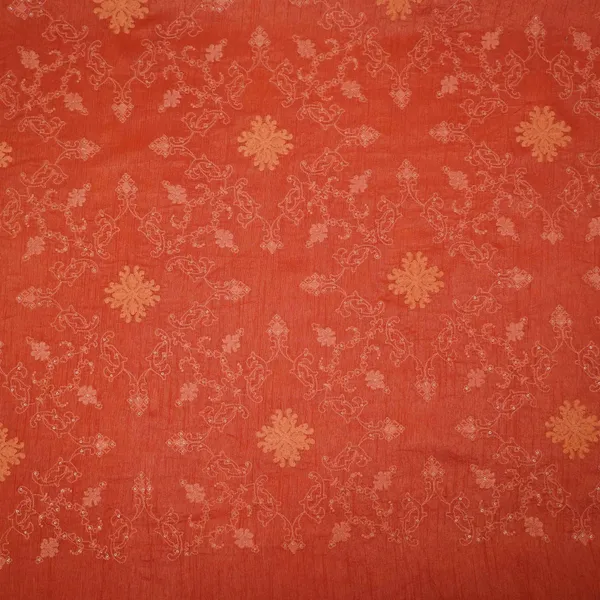 Rust_Red_Floral_Jaal_Embroidery_Raw_Silk_Fabric_Vfs_31666_Default_Title