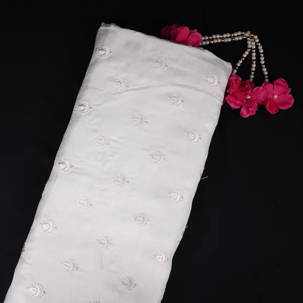 White_Dyeable_Buti_Embroidery_Dola_Silk_Fabric_Vfs_31669_Default_Title