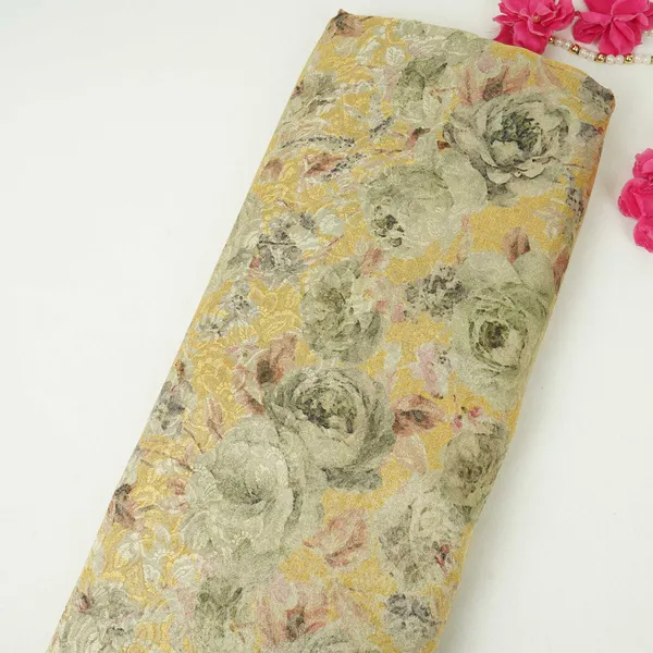 Mustard_Gold_Floral_Jacquard_Tissue_Fabric_Mtf_31797_Default_Title