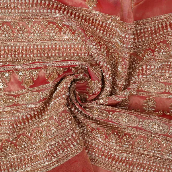 Rust_Red_Pearl_Cutdana_Embroidery_Kanjivaram_Silk_Fabric_Tfs_31784_Default_Title