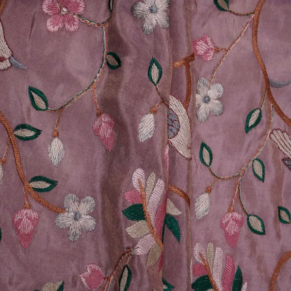 Mauve_Floral_Bird_Embroidery_Tissue_Fabric_Vfs_31859_Default_Title