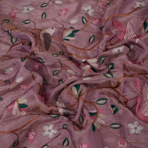 Mauve_Floral_Bird_Embroidery_Tissue_Fabric_Vfs_31859_Default_Title