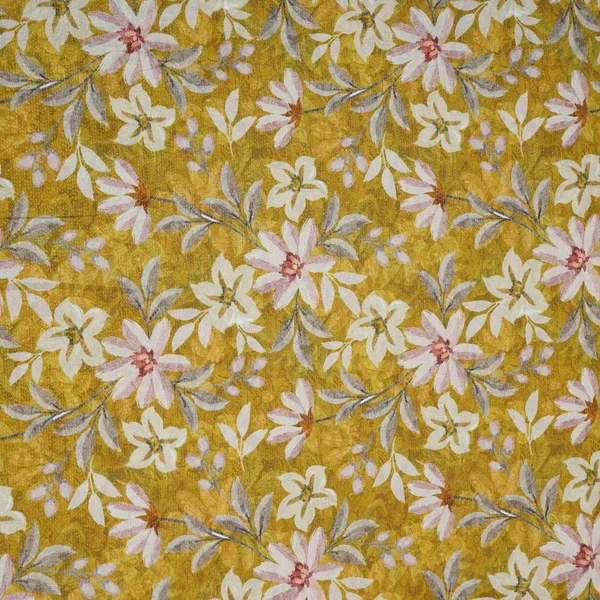 Mustard_Shimmer_Floral_Print_60s_Cotton_Fabric_Pi_31877_Default_Title