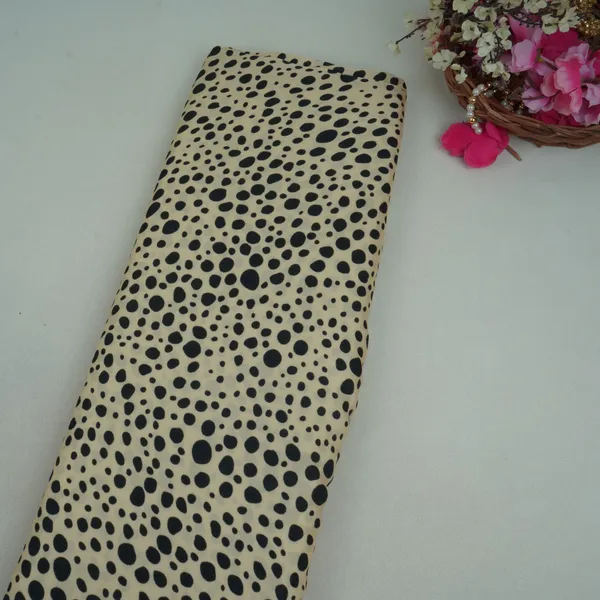 Beige_With_Black_Polka_Dot_Modal_Satin_Fabric_Vp_32021_Default_Title