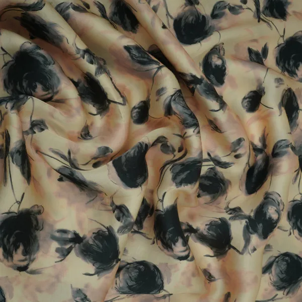 Beige_With_Black_Floral_Print_Modal_Satin_Fabric_Vp_32022_Default_Title