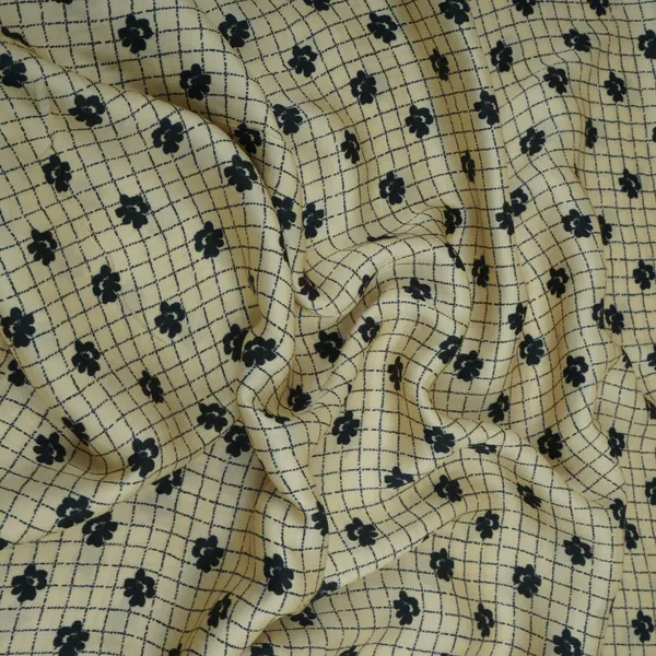 Beige_With_Black_Floral_Check_Modal_Satin_Fabric_Vp_32023_Default_Title
