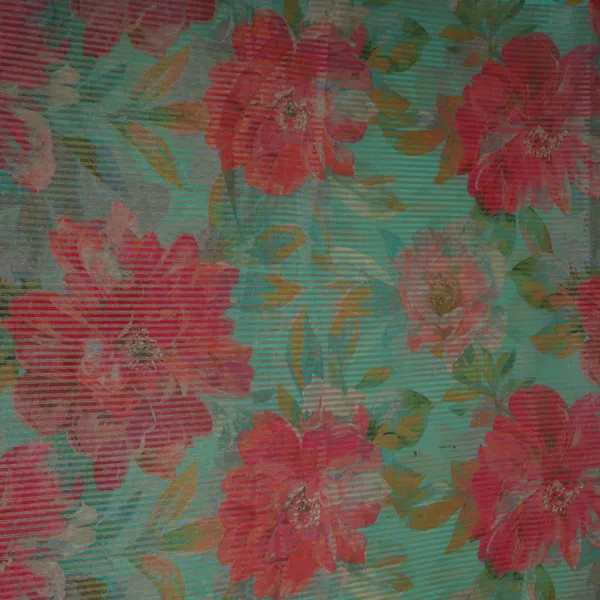 Sky_Blue_Stripes_With_Floral_Print_Organza_Fabric_Vp_32024_Default_Title