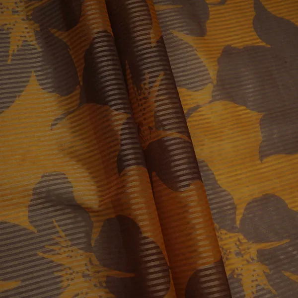 Mustard_Yellow_Floral_With_Stripes_Print_Organza_Fabric_Vp_32012_Default_Title