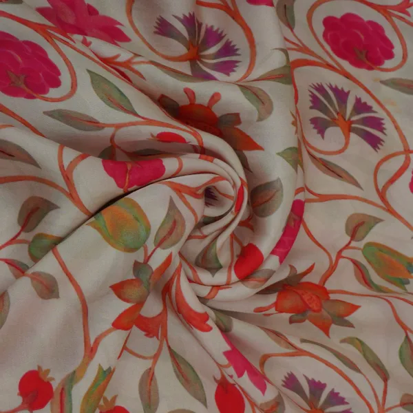 Ivory_With_Magenta_Floral_Print_Modal_Satin_Fabric_Vp_31997_Default_Title