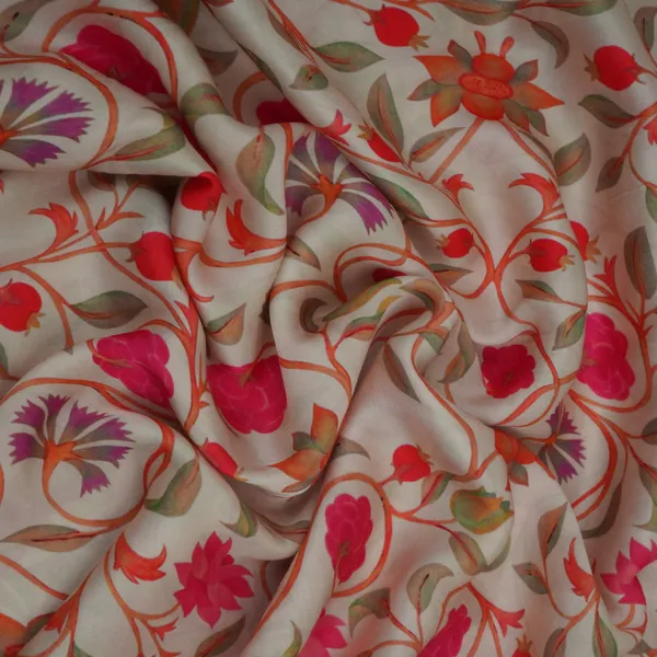 Ivory_With_Magenta_Floral_Print_Modal_Satin_Fabric_Vp_31997_Default_Title