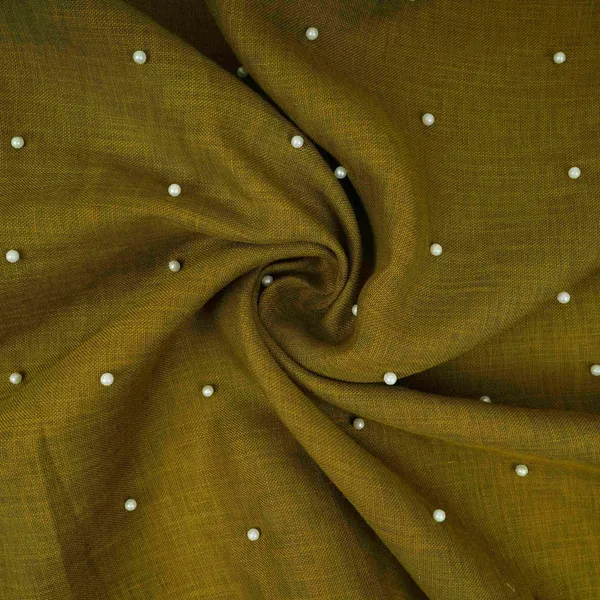 Olive_Green_Beads_Work_Linen_Fabric_Su_31872_Default_Title