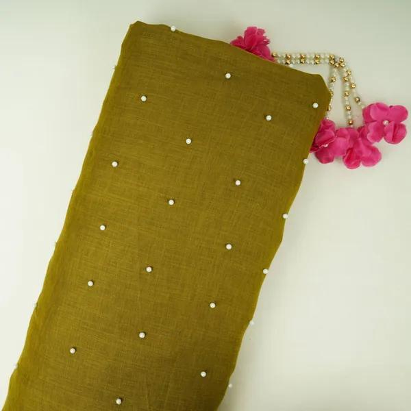 Olive_Green_Beads_Work_Linen_Fabric_Su_31872_Default_Title