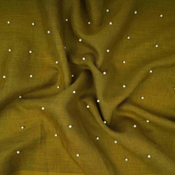 Olive_Green_Beads_Work_Linen_Fabric_Su_31872_Default_Title
