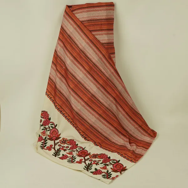 White_With_Multicolor_Thread_Embroidery_Linen_Fabric_Sfg_31989_Default_Title