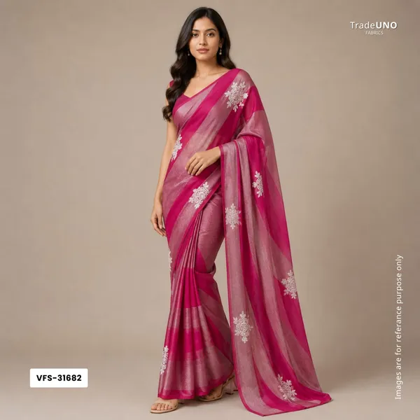 Magenta_Pink_Stripes_Thread_Cutdana_Embroidery_Isha_Silk_Fabric_Vfs_31682_Default_Title