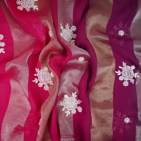 Magenta_Pink_Stripes_Thread_Cutdana_Embroidery_Isha_Silk_Fabric_Vfs_31682_Default_Title