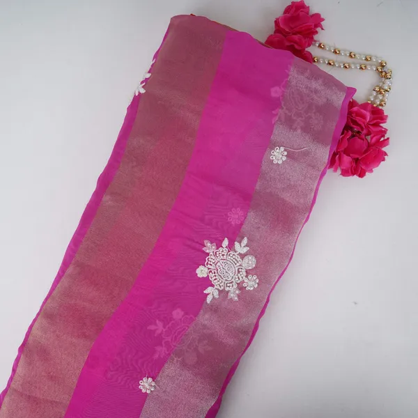 Red_Stripes_Thread_Cutdana_Embroidery_Isha_Silk_Fabric_Vfs_31683_Default_Title
