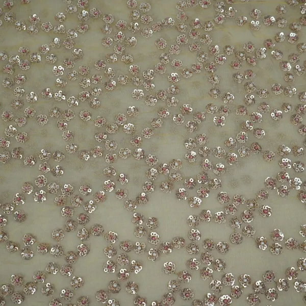 Antique_Gold_With_Rose_Gold_Sequins_Embroidery_Kanjivaram_Silk_Fabric_Tf_32080_Default_Title
