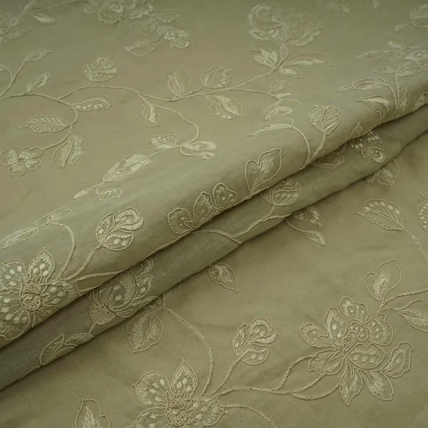 Light_Grey_Floral_Embroidery_Pure_Linen_Fabric_Gpf_32065_Default_Title