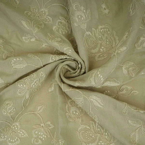 Light_Grey_Floral_Embroidery_Pure_Linen_Fabric_Gpf_32065_Default_Title