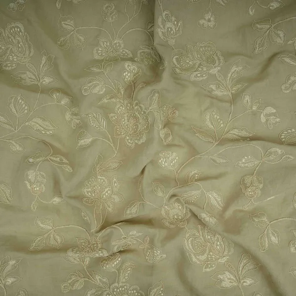 Light_Grey_Floral_Embroidery_Pure_Linen_Fabric_Gpf_32065_Default_Title