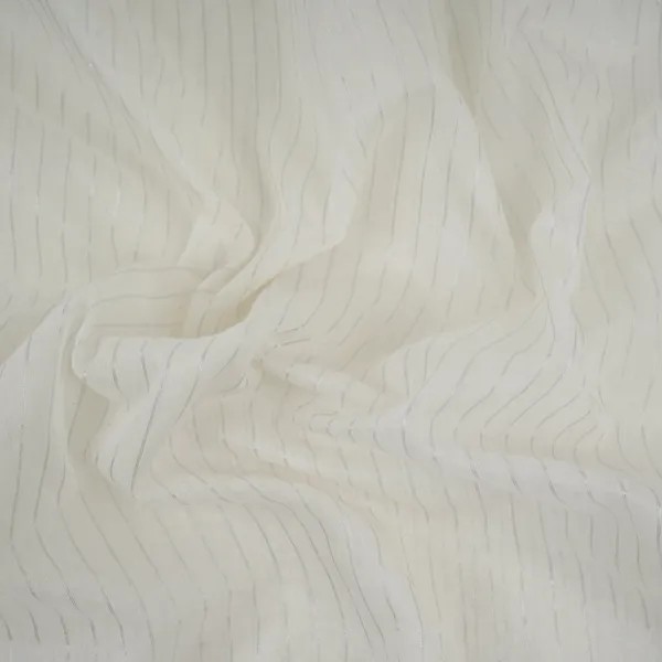 Off_White_With_Silver_Stripes_Dyeable_Tissue_Fabric_Acv_32244_Default_Title