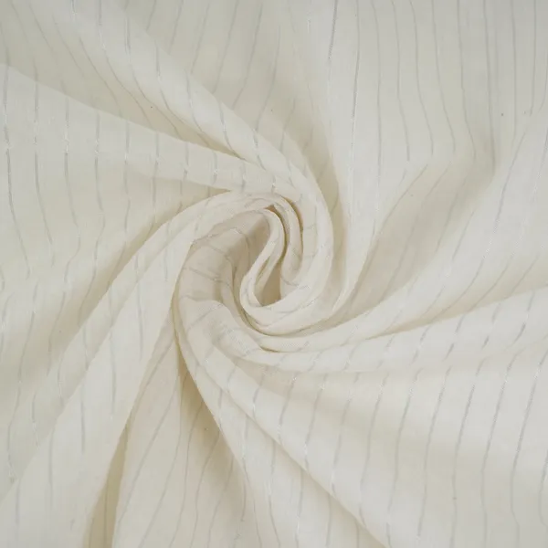 Off_White_With_Silver_Stripes_Dyeable_Tissue_Fabric_Acv_32244_Default_Title