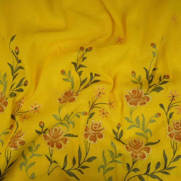 Mustard_Floral_Embroidery_Cotton_Linen_Fabric_Gpf_32248_Default_Title