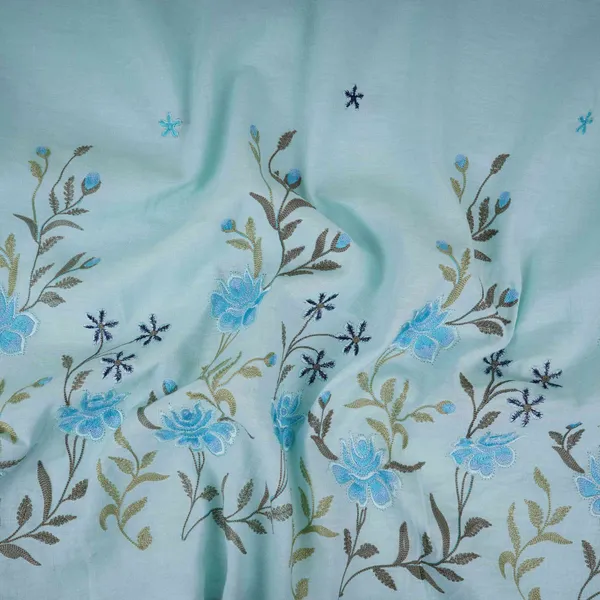 Sky_Blue_Floral_Embroidery_Cotton_Linen_Fabric_Gpf_32249_Default_Title