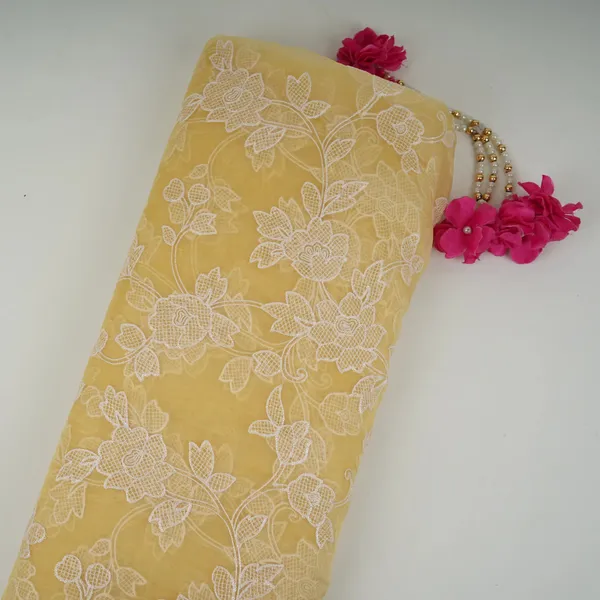 Yellow_Floral_Jaal_Embroidery_Pure_27gm_Organza_Fabric_Gpf_32088_Default_Title