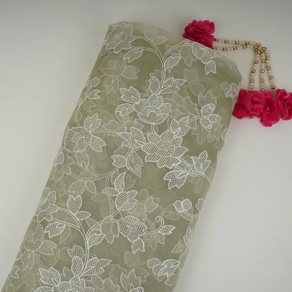 Green_Floral_Thread_Sequins_Embroidery_Pure_27gm_Organza_Fabric_Gpf_32091_Default_Title