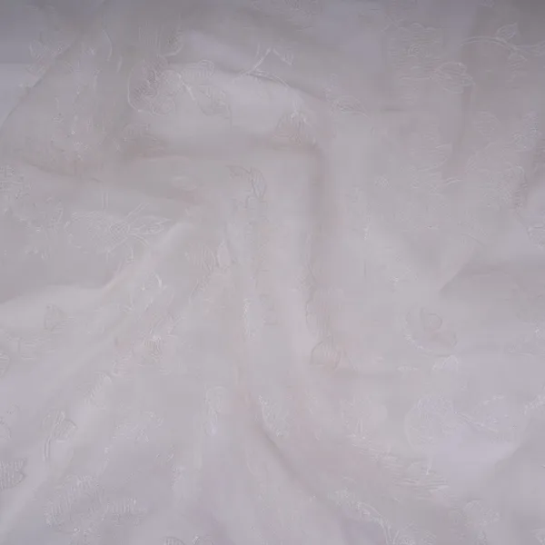 White_Floral_Jaal_Embroidery_Pure_27gm_Organza_Fabric_Gpf_32092_Default_Title