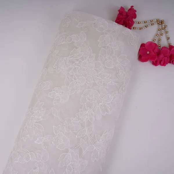 White_Floral_Jaal_Embroidery_Pure_27gm_Organza_Fabric_Gpf_32092_Default_Title