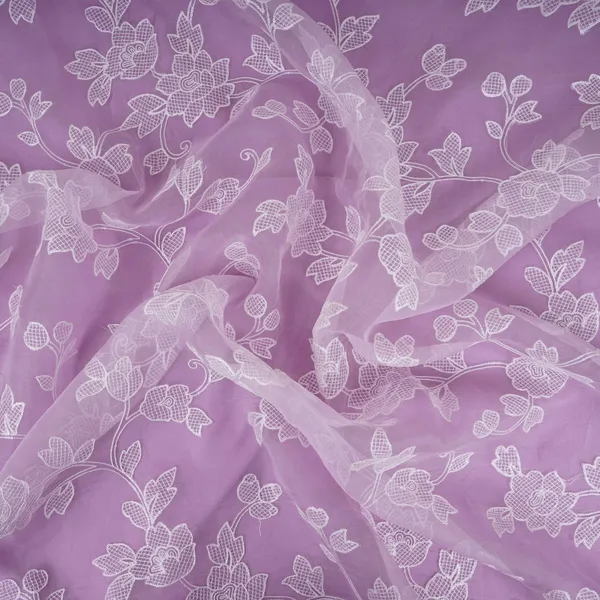 Lavender_Floral_Jaal_Embroidery_Pure_27gm_Organza_Fabric_Gpf_32093_Default_Title