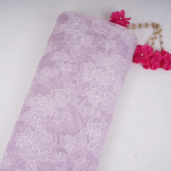 Lavender_Floral_Jaal_Embroidery_Pure_27gm_Organza_Fabric_Gpf_32093_Default_Title