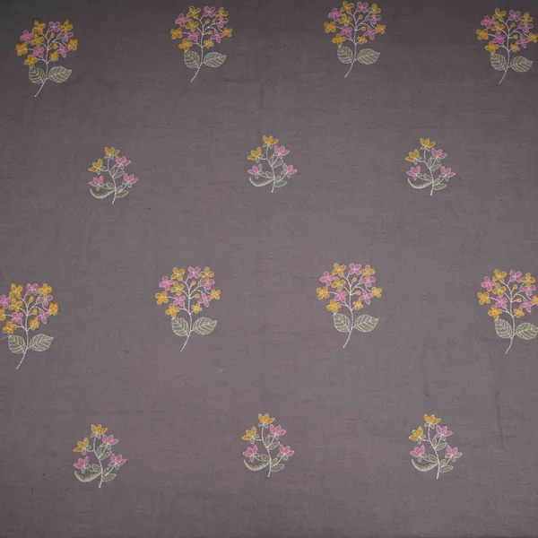 Grey_Floral_Thread_Embroidery_Cotton_Linen_Fabric_Gpf_32097_Default_Title