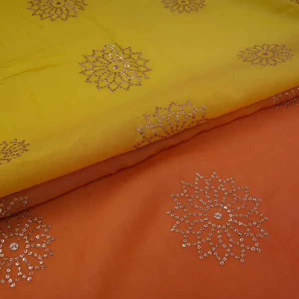 Yellow_With_Orange_4d_Floral_Sequins_Embroidery_Malai_Chanderi_Fabric_Vf_32312_Default_Title