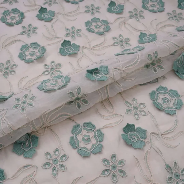 Off_White_With_Sage_Green_3d_Floral_Embroidery_Tencel_Schiffli_Fabric_Li_32332_Default_Title