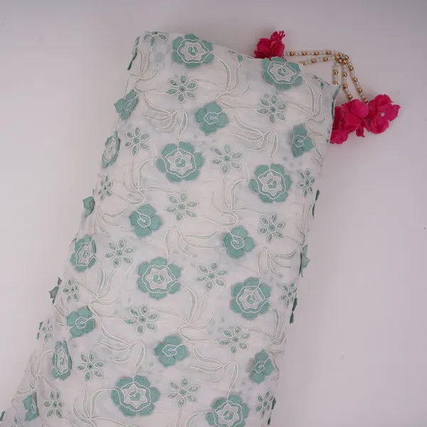 Off_White_With_Sage_Green_3d_Floral_Embroidery_Tencel_Schiffli_Fabric_Li_32332_Default_Title