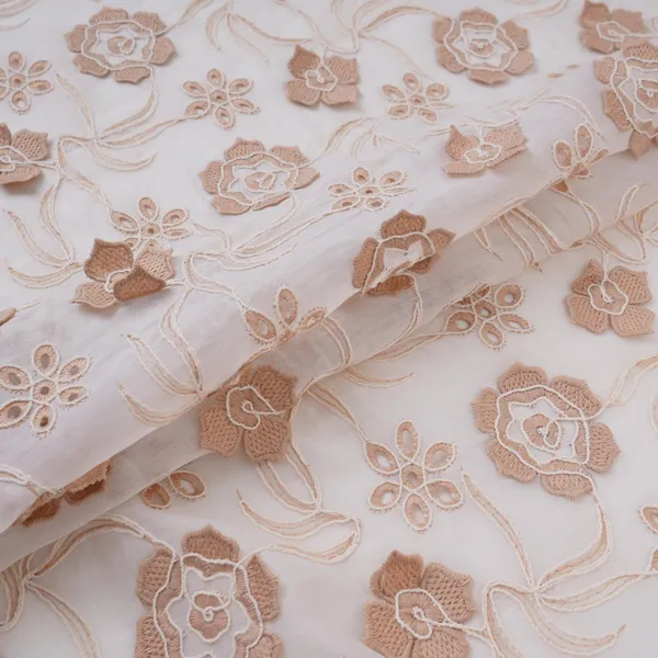 Off_White_With_Beige_3d_Floral_Embroidery_Tencel_Schiffli_Fabric_Li_32333_Default_Title