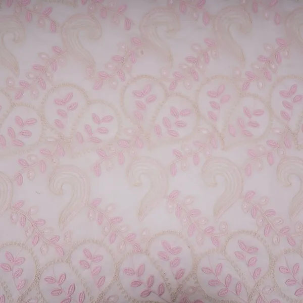 Off_White_With_Pink_3d_Leaf_Embroidery_Tencel_Schiffli_Fabric_Li_32337_Default_Title