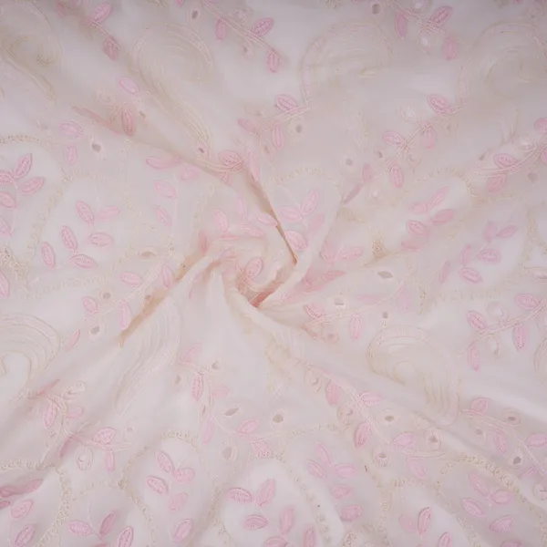 Off_White_With_Pink_3d_Leaf_Embroidery_Tencel_Schiffli_Fabric_Li_32337_Default_Title