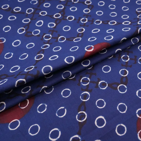Blue_With_Multicolor_Polka_Dot_Cotton_Fabric_De_32296_Default_Title