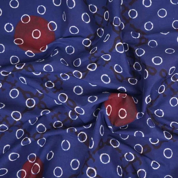 Blue_With_Multicolor_Polka_Dot_Cotton_Fabric_De_32296_Default_Title
