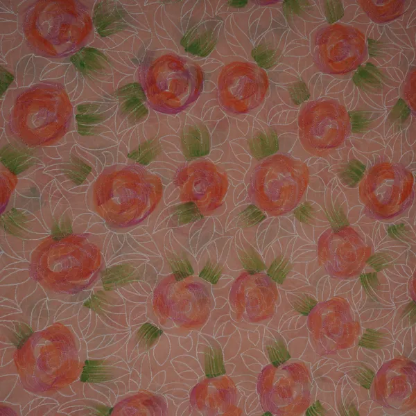 Peach_Floral_Thread_Embroidery_Chanderi_Fabric_Ums_32289_Default_Title
