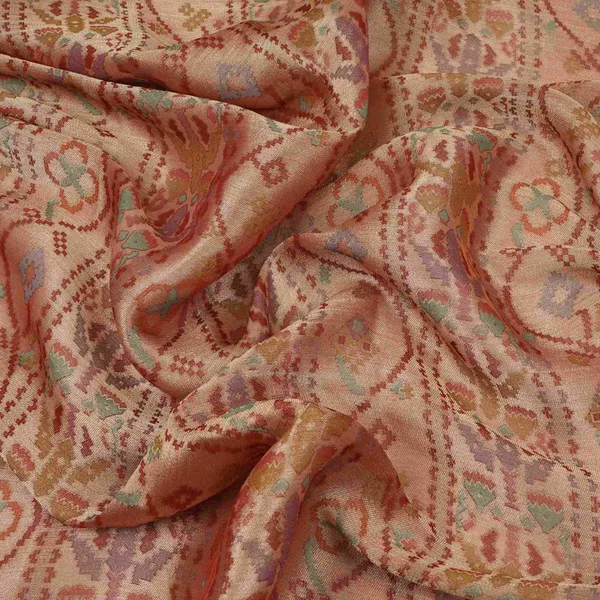 Light_Peach_With_Multicolor_Geometrical_Kanjivaram_Silk_Fabric_Mti_32420_Default_Title