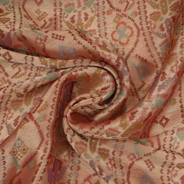 Light_Peach_With_Multicolor_Geometrical_Kanjivaram_Silk_Fabric_Mti_32420_Default_Title
