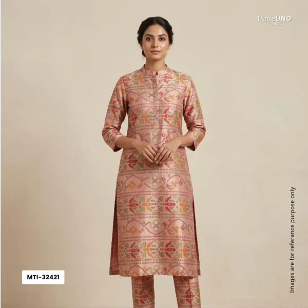 Blush_Pink_With_Multicolor_Geometrical_Kanjivaram_Silk_Fabric_Mti_32421_Default_Title