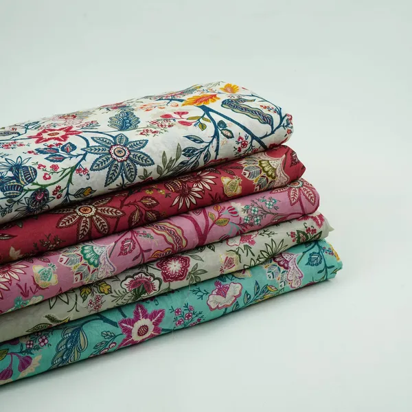 Light_Pink_Multicolor_Floral_Print_Linen_Fabric_Gts_32027_Default_Title